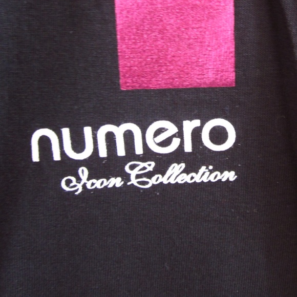 Numero - Black T-shirt With Shiny Logo - Picture 5 of 8